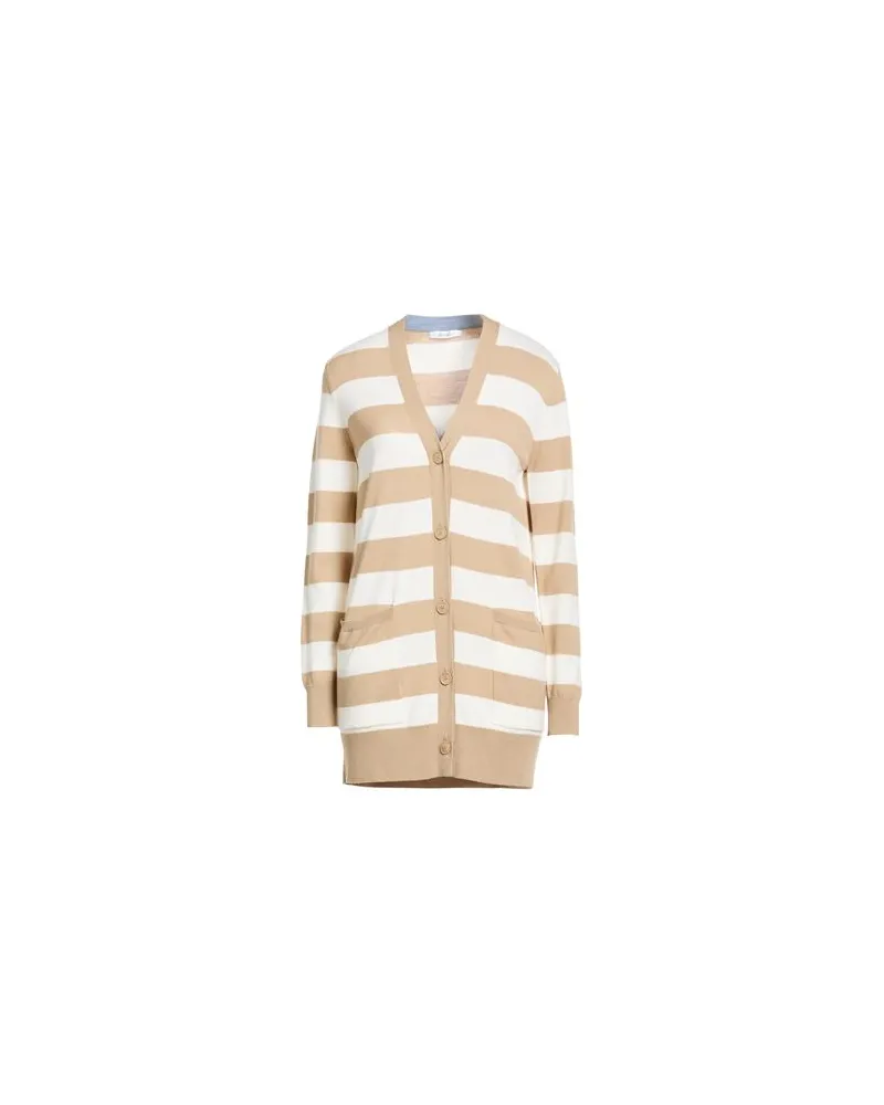 Max Mara STRICKWAREN - Strickjackenauf YOOX.COM Sand