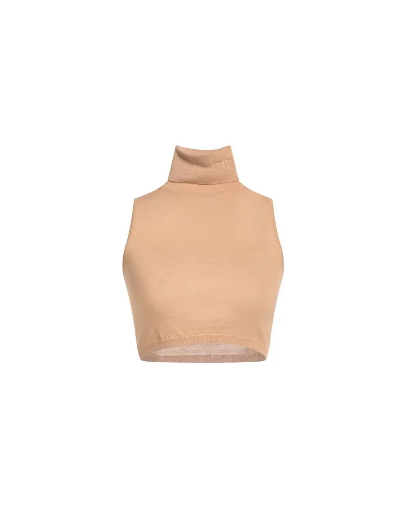 Elisabetta Franchi STRICKWAREN - Rollkragenpulloverauf YOOX.COM Kamel