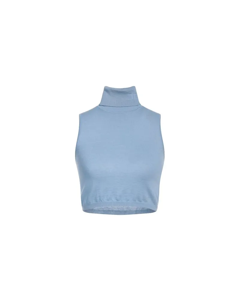 Elisabetta Franchi STRICKWAREN - Rollkragenpulloverauf YOOX.COM Hellblau