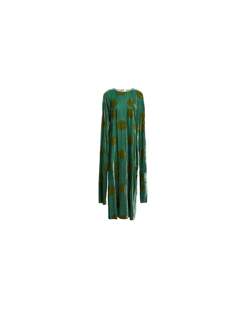 Uma Wang KLEIDER - Maxi-Kleiderauf YOOX.COM Säuregrün