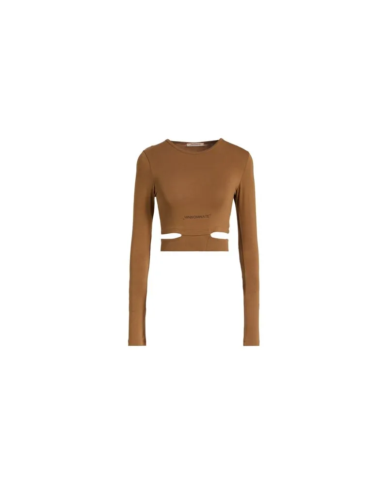 HINNOMINATE TOPS - T-shirtsauf YOOX.COM Hellbraun
