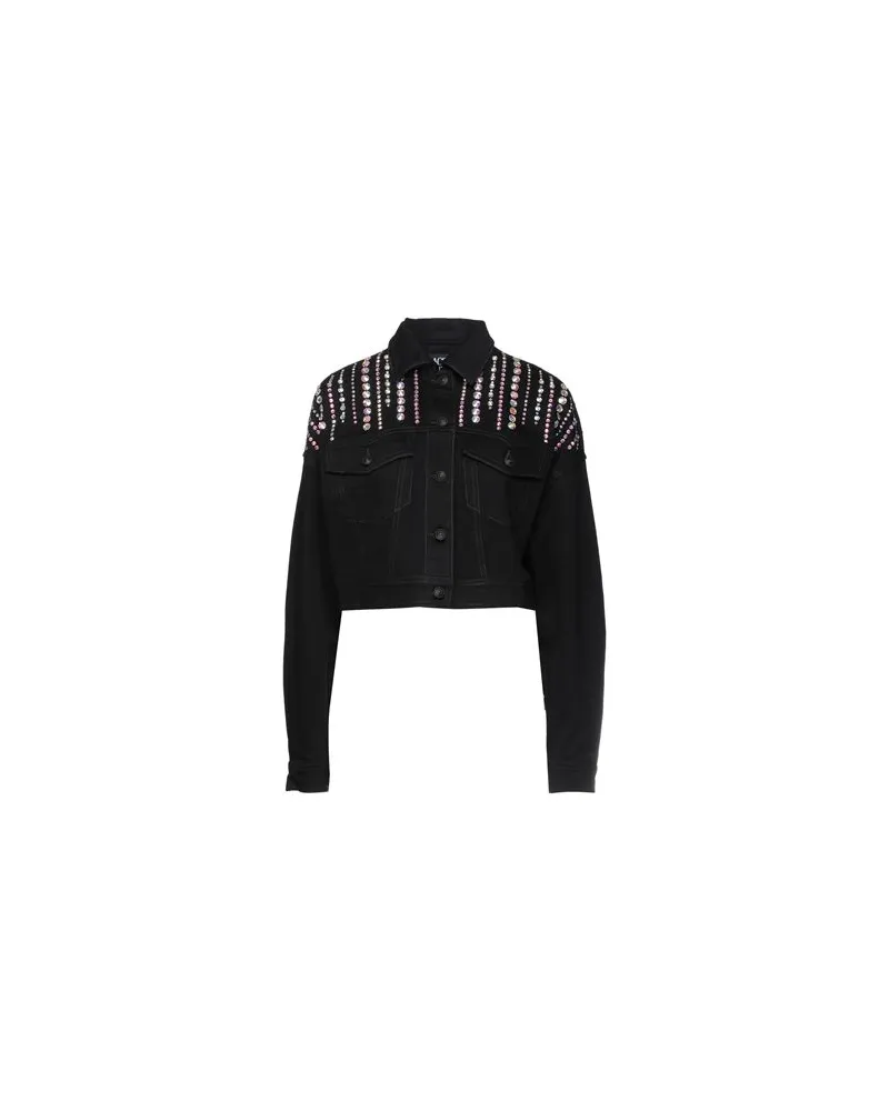 Versace Jeans JACKEN & MÄNTEL - Jeansjacken/Mäntelauf YOOX.COM Schwarz