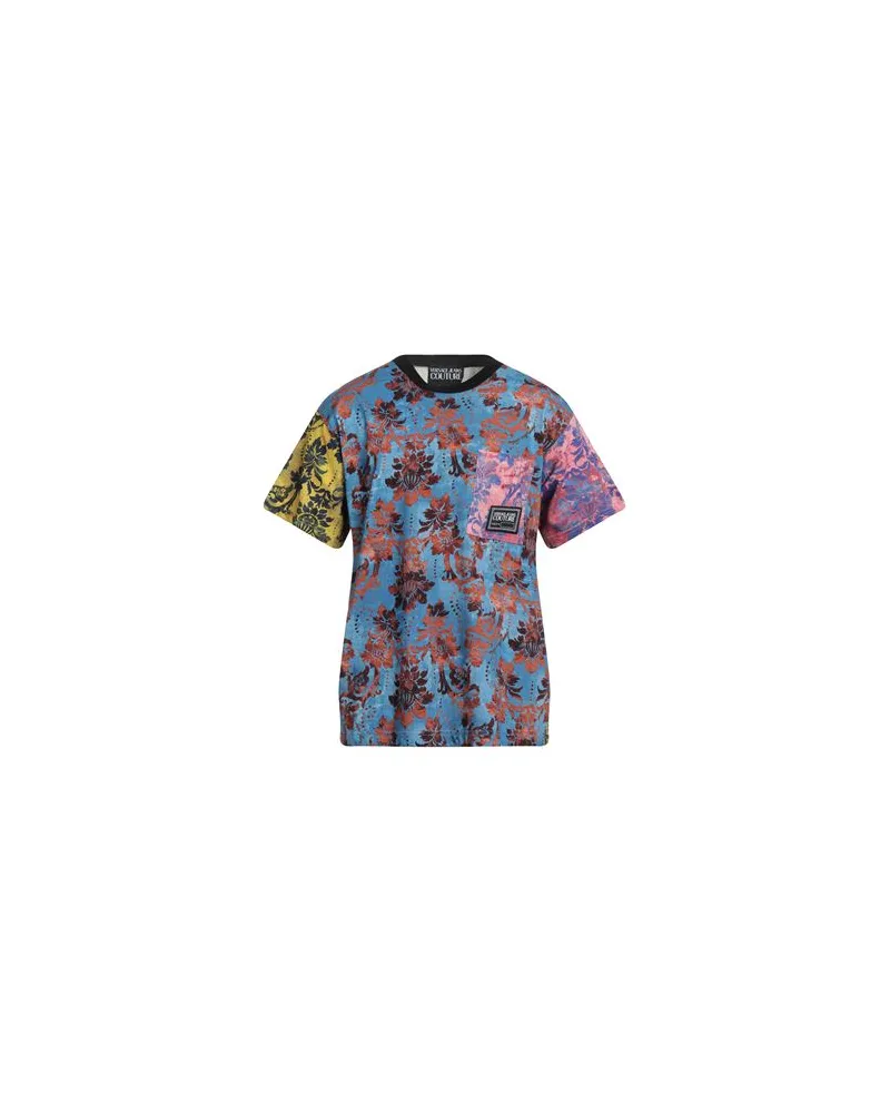 Versace Jeans TOPS - T-shirtsauf YOOX.COM Azurblau