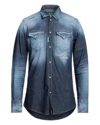 Dsquared2 Jeanshemd Blau