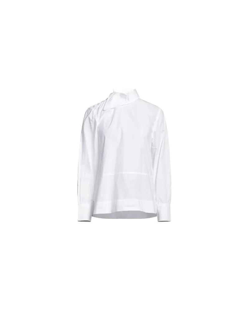 Ganni TOPS - Topsauf YOOX.COM Weiß