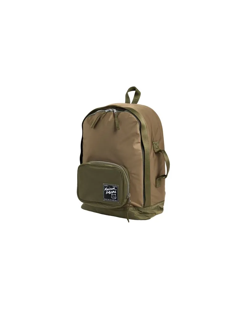 Kitsuné TASCHEN - Rucksäckeauf YOOX.COM Militärgrün