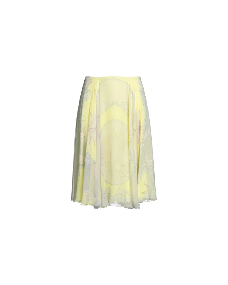 Versace HOSEN & RÖCKE - Midi-Röckeauf YOOX.COM Pastellgelb
