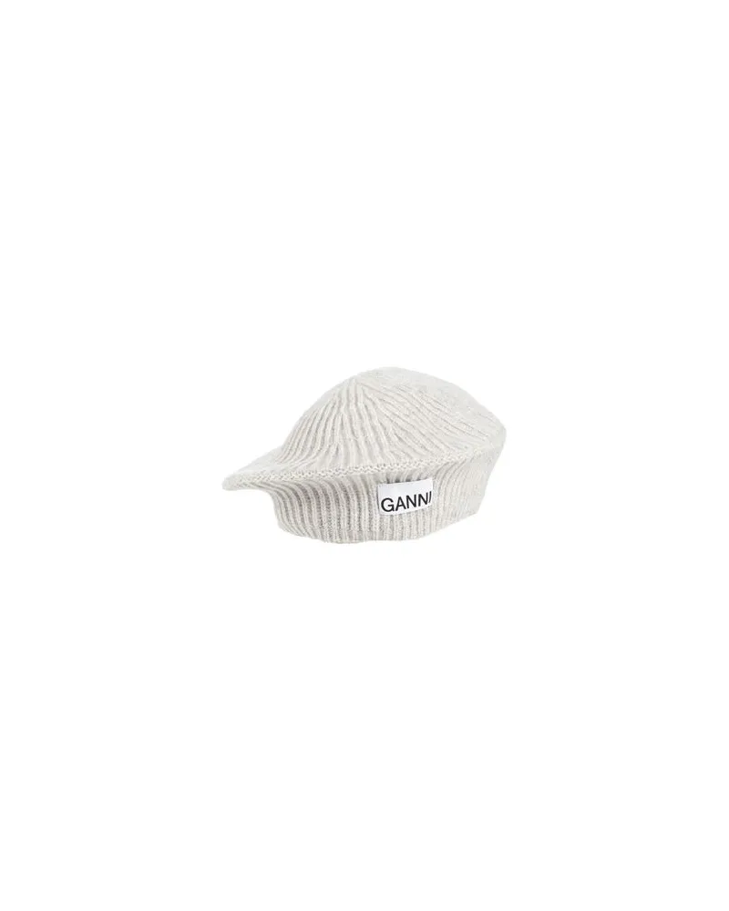 Ganni ACCESSOIRES - Mützen & Hüteauf YOOX.COM Hellgrau