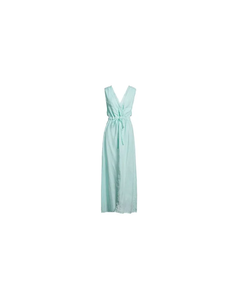 120% Lino KLEIDER - Maxi-Kleiderauf YOOX.COM Säuregrün