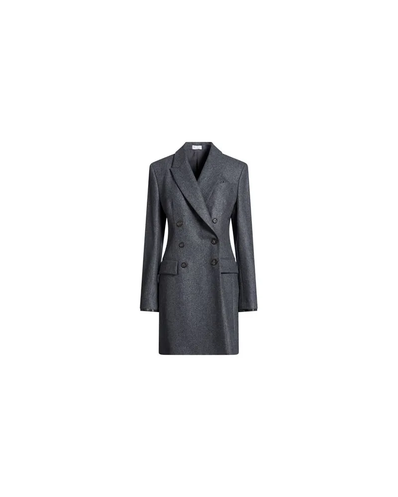 Brunello Cucinelli JACKEN & MÄNTEL - Mäntelauf YOOX.COM Braungrau