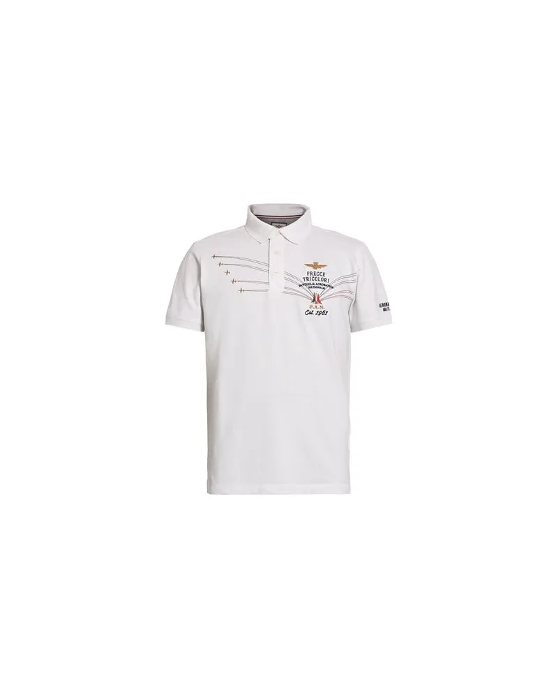 Aeronautica Militare FRECCE TRICOLORI - TOPS - Poloshirtsauf YOOX.COM Weiß