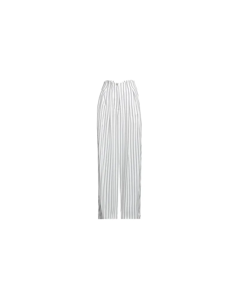 THE MANNEI HOSEN & RÖCKE - Hosenauf YOOX.COM Weiß