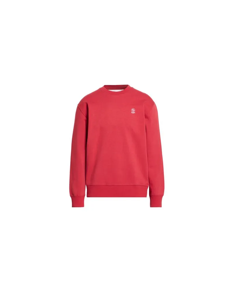 Brunello Cucinelli TOPS - Sweatshirtsauf YOOX.COM Ziegelrot