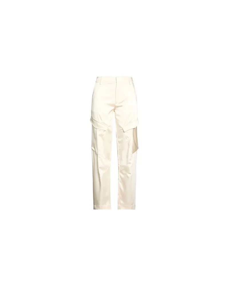 Dondup HOSEN & RÖCKE - Hosenauf YOOX.COM Cremeweiß