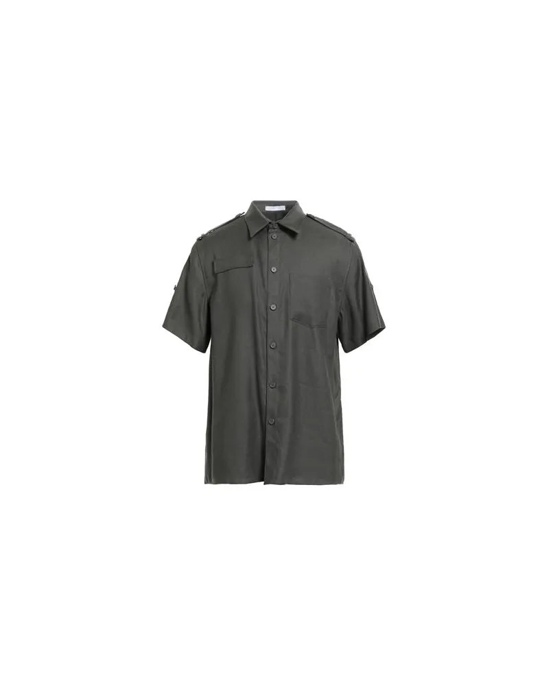 Helmut Lang TOPS - Hemdenauf YOOX.COM Dunkelgrün