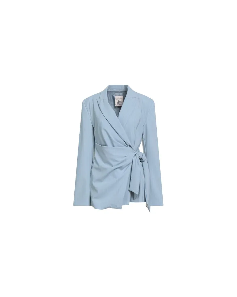 Semicouture ANZÜGE und CO-ORDS - Blazersauf YOOX.COM Himmelblau