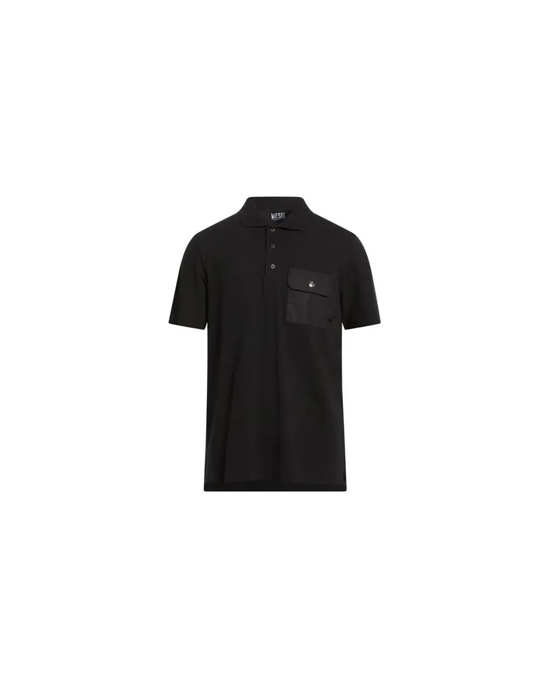 Diesel TOPS - Poloshirtsauf YOOX.COM Schwarz
