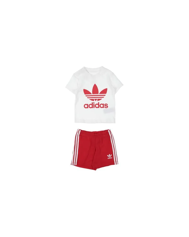 adidas Trefoil Shorts Tee Set  - NEUGEBORENE - Babykleidung-Setsauf YOOX.COM Weiß