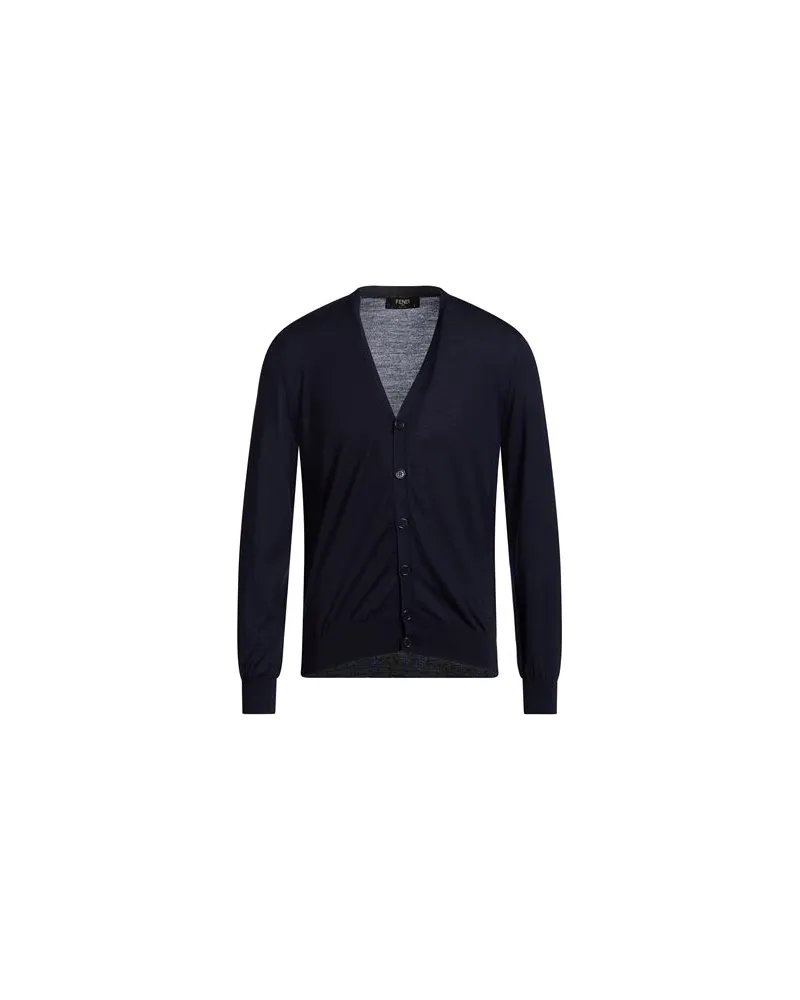 Fendi STRICKWAREN - Strickjackenauf YOOX.COM Marineblau