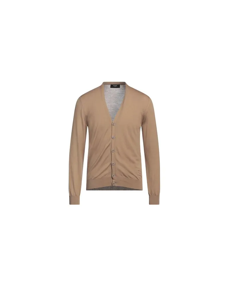 Fendi STRICKWAREN - Strickjackenauf YOOX.COM Kamel