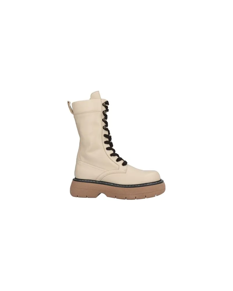 Semicouture SCHUHE - Stiefelettenauf YOOX.COM Beige