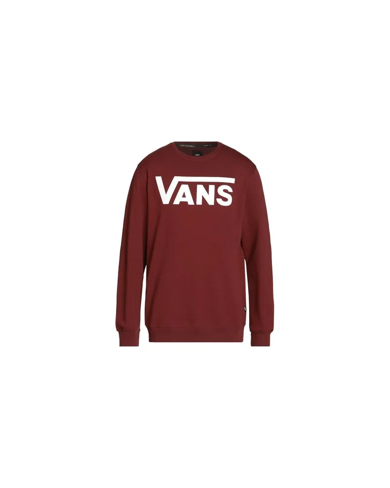 Vans MN  CLASSIC CREW II - TOPS - Sweatshirtsauf YOOX.COM Bordeaux