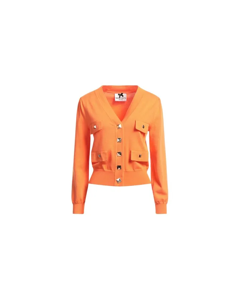 No Secrets STRICKWAREN - Strickjackenauf YOOX.COM Orange