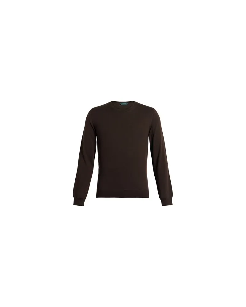 Zanone STRICKWAREN - Pulloverauf YOOX.COM Dunkelbraun