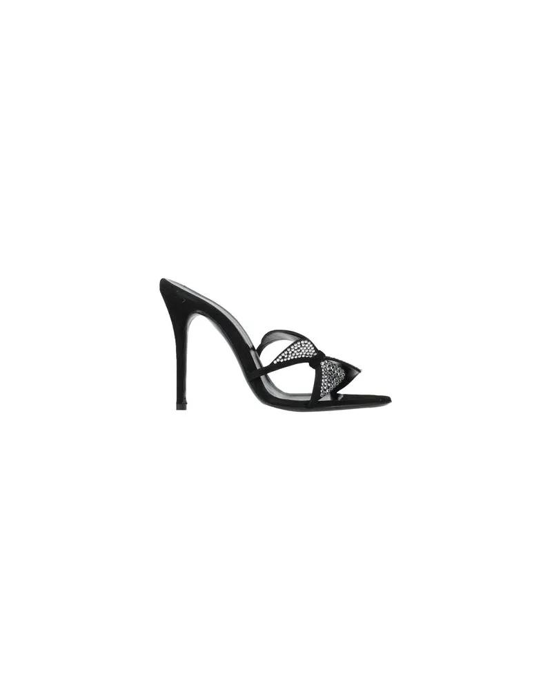 Alessandra Rich SCHUHE - Sandalenauf YOOX.COM Schwarz