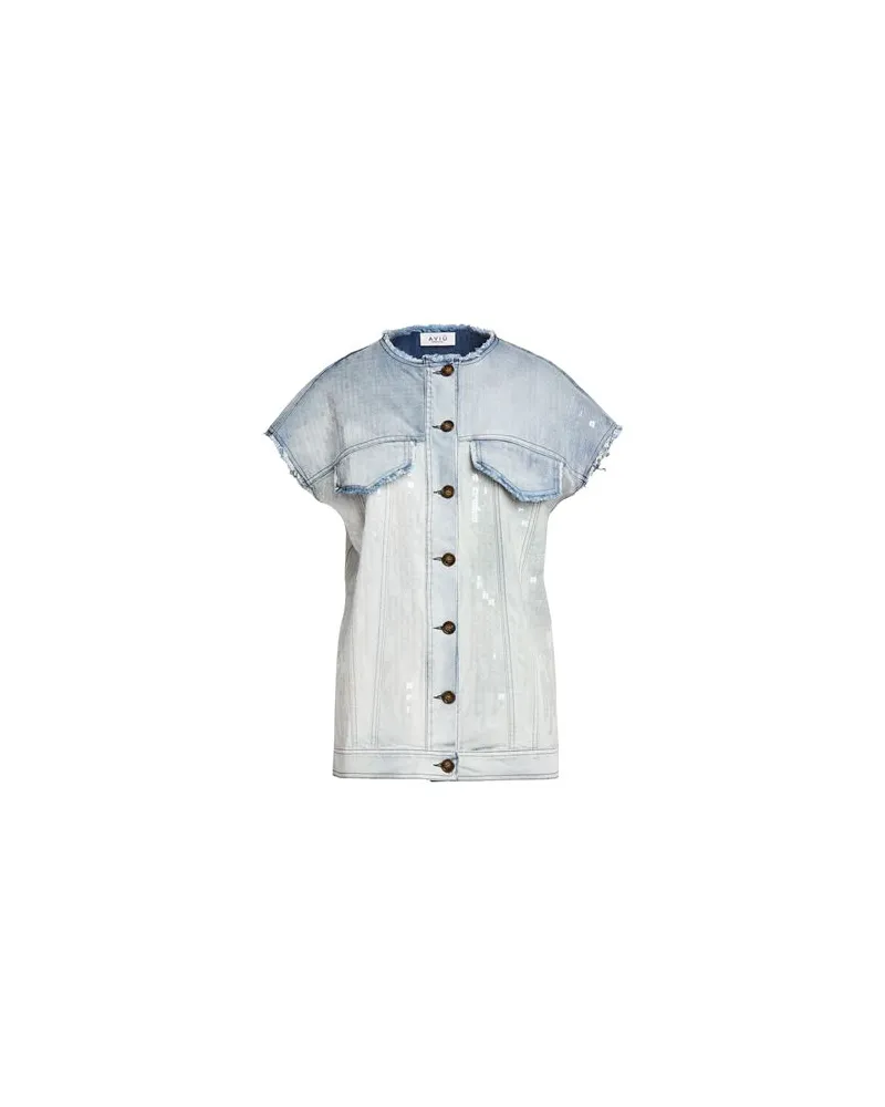 Aviù JACKEN & MÄNTEL - Jeansjacken/Mäntelauf YOOX.COM Blau