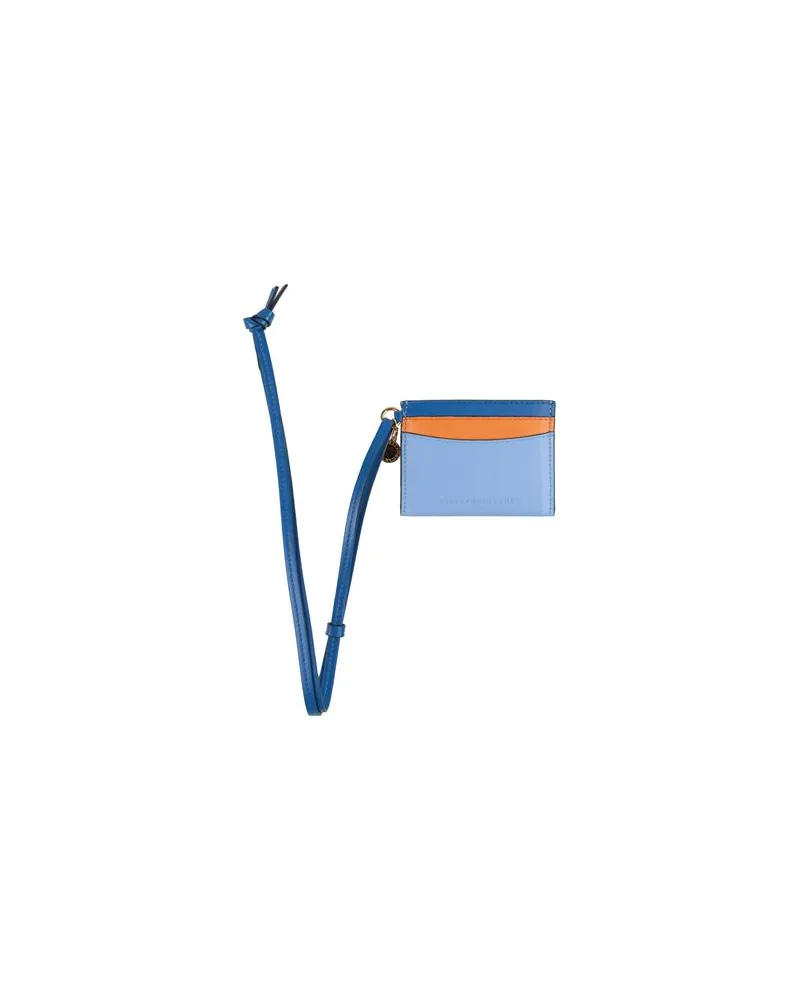Stella McCartney Kleinlederwaren - Portemonnaies mit Tragriemenauf YOOX.COM Hellblau