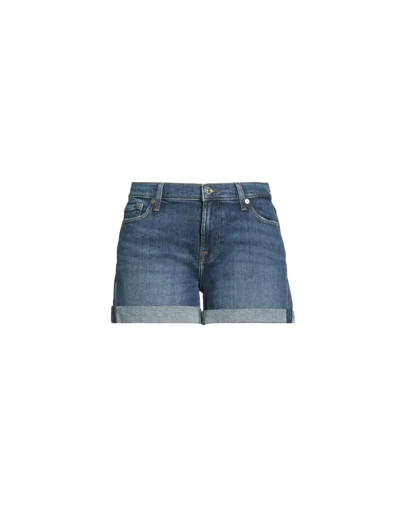 7 for all mankind HOSEN & RÖCKE - Jeansshortsauf YOOX.COM Blau