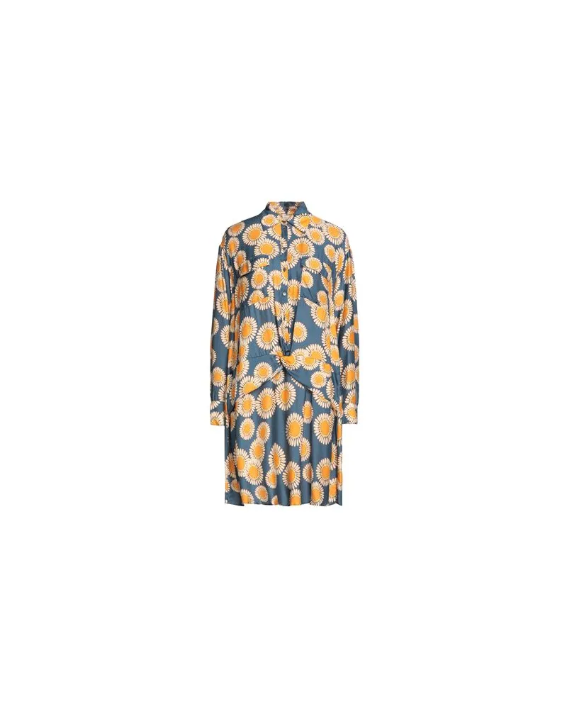 Her Shirt Her Dress KLEIDER - Mini-Kleiderauf YOOX.COM Taubenblau