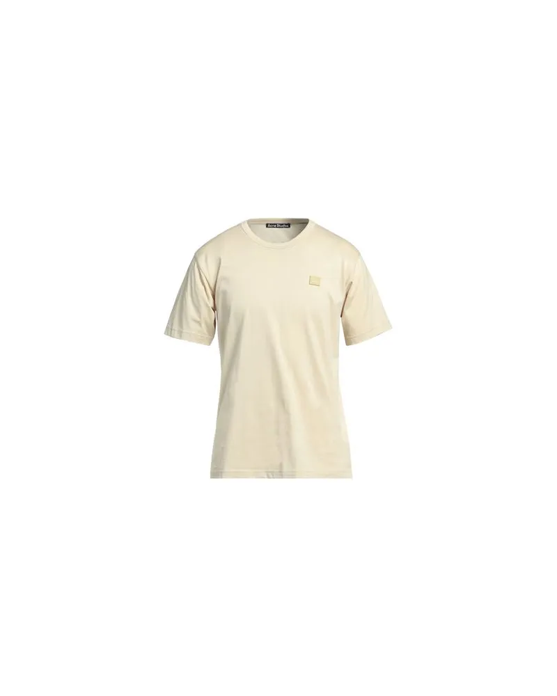 Acne Studios TOPS - T-shirtsauf YOOX.COM Pastellgelb