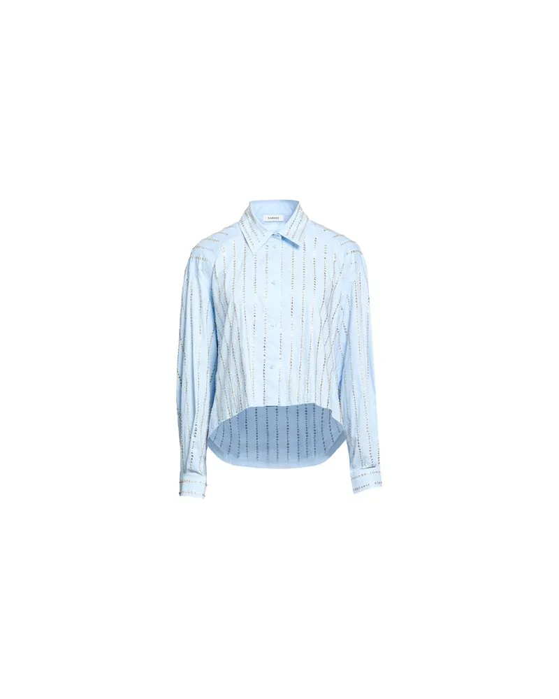 Sandro TOPS - Hemdenauf YOOX.COM Hellblau