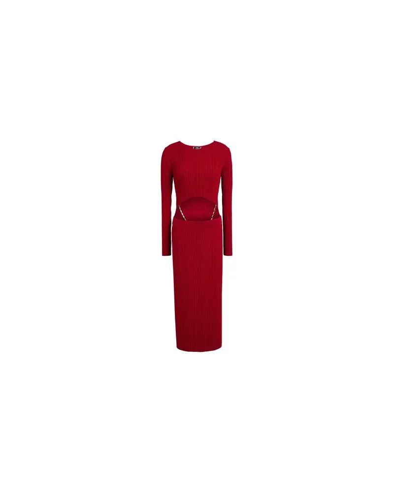 Elisabetta Franchi KLEIDER - Midi-Kleiderauf YOOX.COM Rot