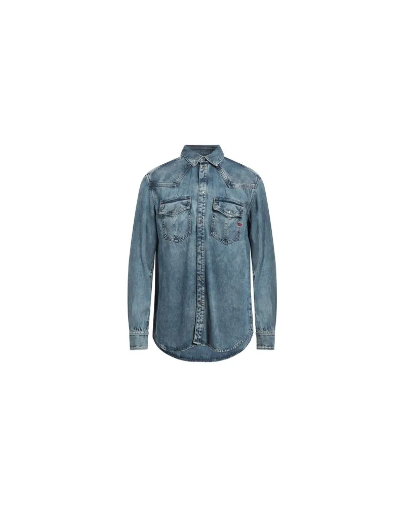 Diesel TOPS - Jeanshemdenauf YOOX.COM Blau
