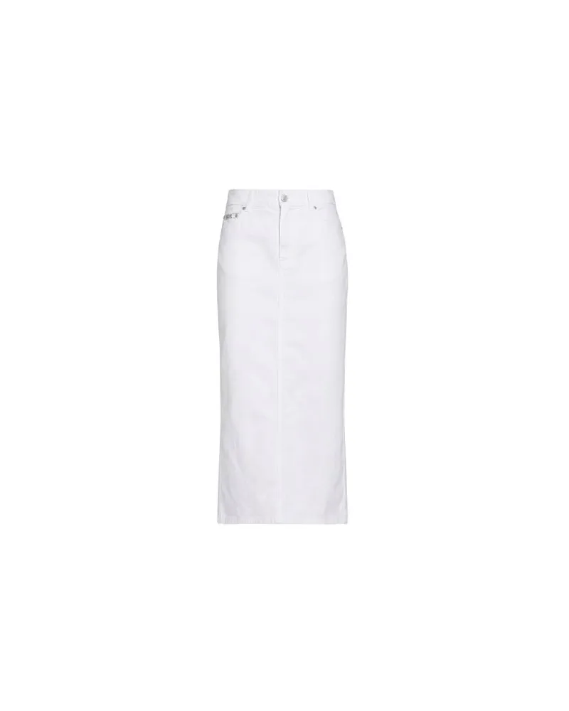 Moschino HOSEN & RÖCKE - Jeansröckeauf YOOX.COM Weiß