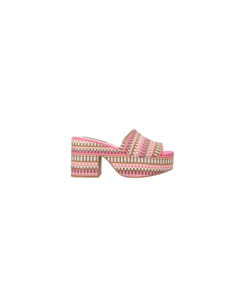 Colors of California PLATFORM MULTICOLOR RAFIA  - SCHUHE - Sandalenauf YOOX.COM Rosa