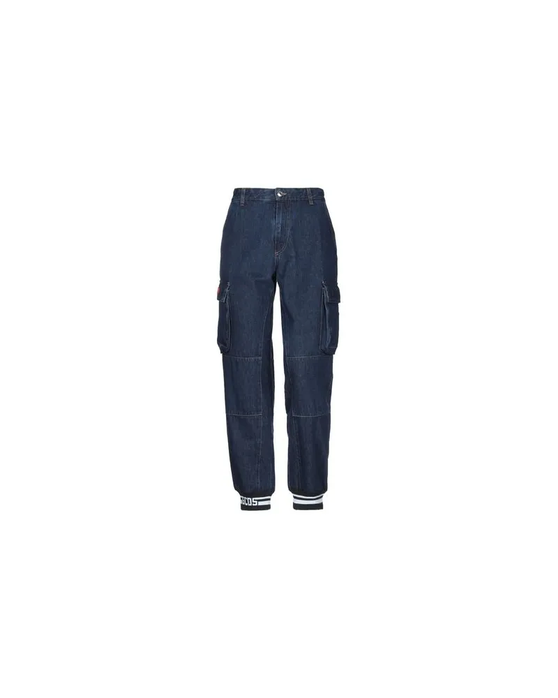 GCDS HOSEN & RÖCKE - Jeanshosenauf YOOX.COM Blau