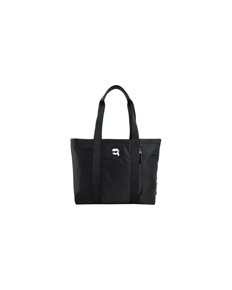 Karl Lagerfeld K/IKONIK 2.0 NYLON ZIP TOTE  - TASCHEN - Handtaschenauf YOOX.COM Schwarz
