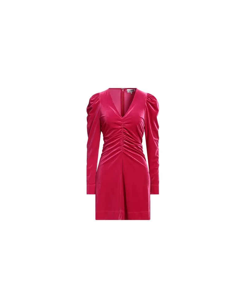 Ganni KLEIDER - Mini-Kleiderauf YOOX.COM Fuchsia