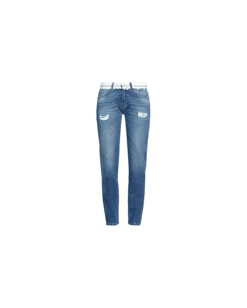 Frankie Morello HOSEN & RÖCKE - Jeanshosenauf YOOX.COM Blau