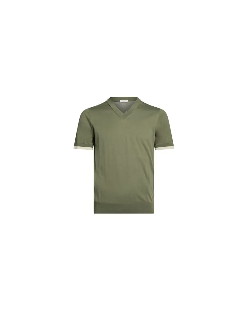 Paolo Pecora Milano STRICKWAREN - Pulloverauf YOOX.COM Militärgrün