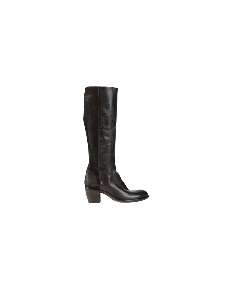 Rocco P. SCHUHE - Stiefelauf YOOX.COM Dunkelbraun
