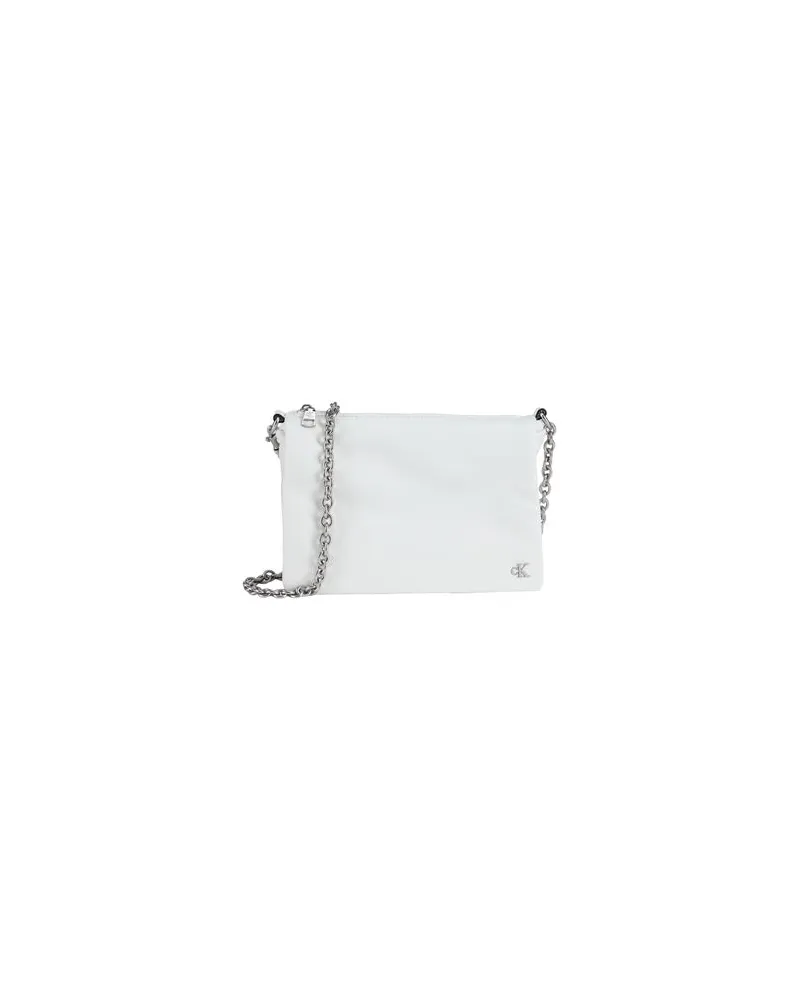 Calvin Klein TASCHEN - Umhängetascheauf YOOX.COM Cremeweiß