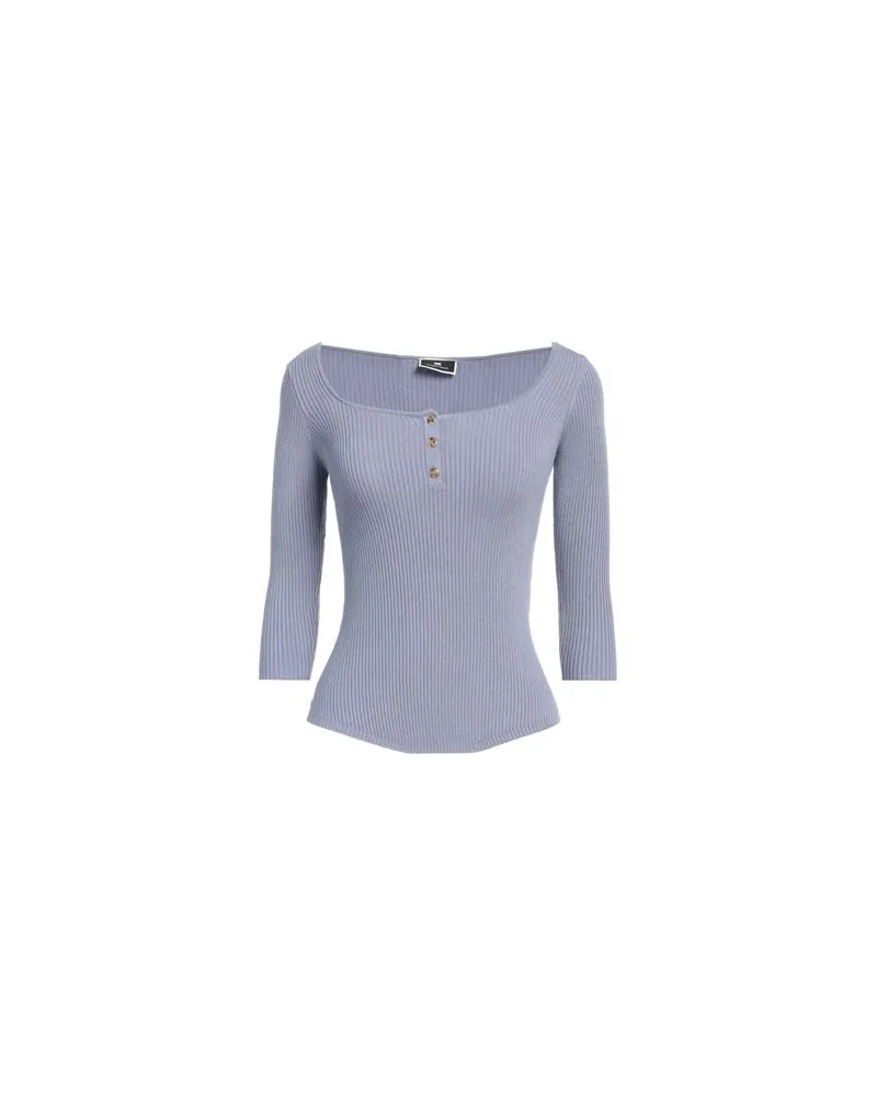 Elisabetta Franchi STRICKWAREN - Pulloverauf YOOX.COM Blaugrau