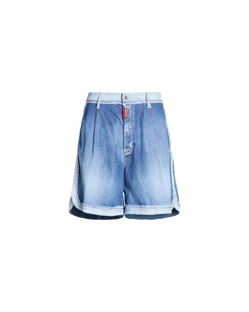 Dsquared2 HOSEN & RÖCKE - Jeansshortsauf YOOX.COM Blau