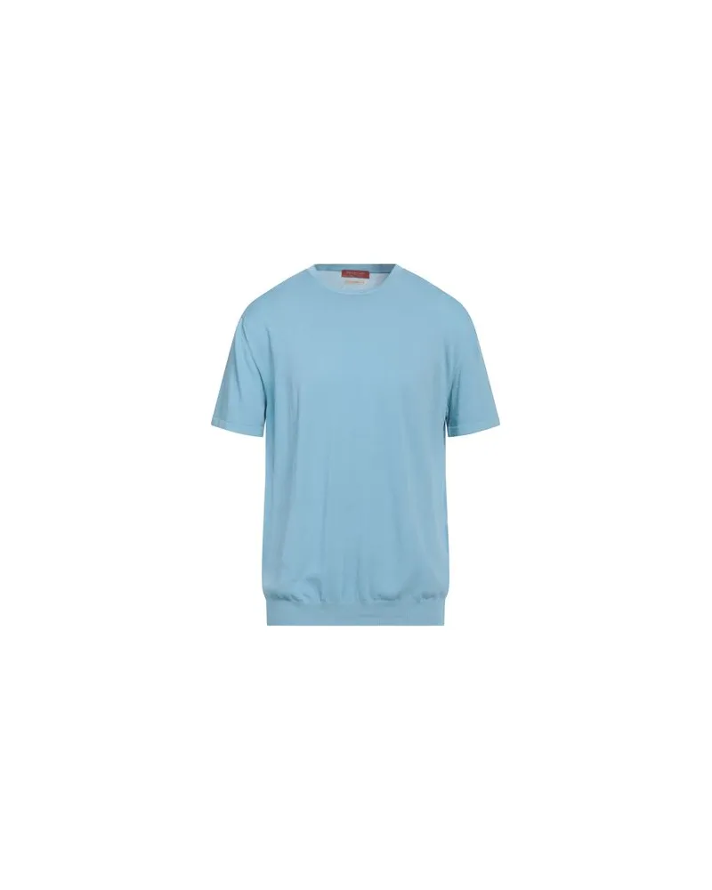 Daniele Fiesoli STRICKWAREN - Pulloverauf YOOX.COM Himmelblau