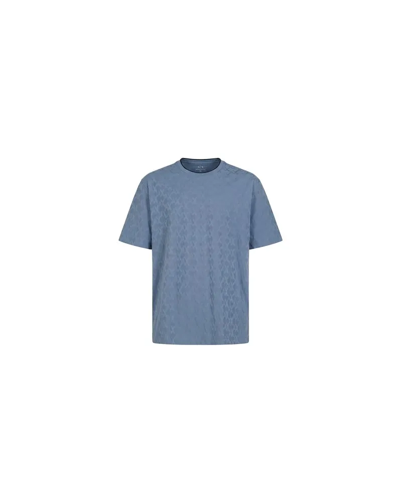 Armani Exchange TOPS - T-shirtsauf YOOX.COM Taubenblau